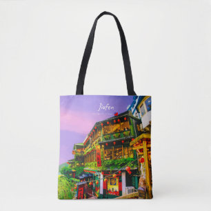 Bolsa Tote Jiufen, Taiwan - Antiga Casa de Chá