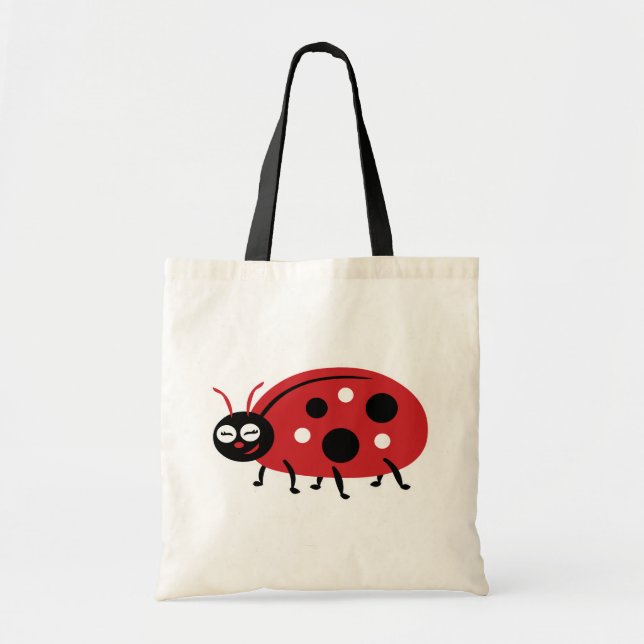 Bolsa Tote Joaninha bonito (Frente)