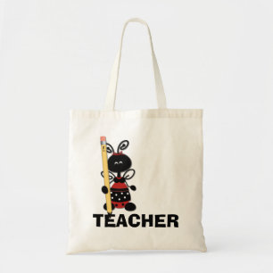 Bolsa Tote Joaninha com a sacola do professor do lápis