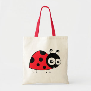 Bolsa Tote Joaninha dos desenhos animados
