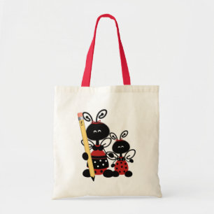 Bolsa Tote Joaninhas bonitos e sacola do professor do lápis