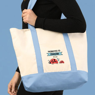 Bolsa Tote Joaninhas fofas promovidas à avó azul
