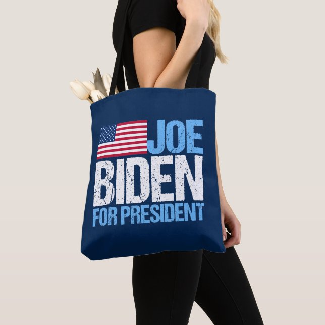 Bolsa Tote Joe Biden para Presidente (Close Up)