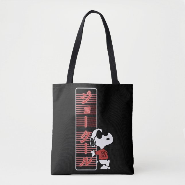 Bolsa Tote Joe Cool Japanese Neon Lights (Frente)