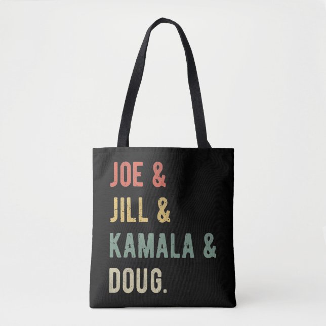 Bolsa Tote Joe & Jill & Kamala & Doug I (Frente)