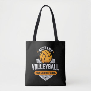 Bolsa Tote Jogador da Equipe de Varsity para Escola de TEXTO