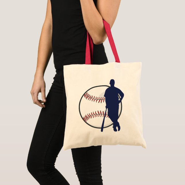 Bolsa Tote Jogador de beisebol (Frente (produto))