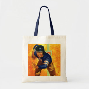 Bolsa Tote Jogador de Futebol Americano de Antiguidades Corre
