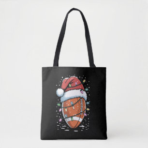 Bolsa Tote Jogador de Futebol Americano de Natal Esportivo