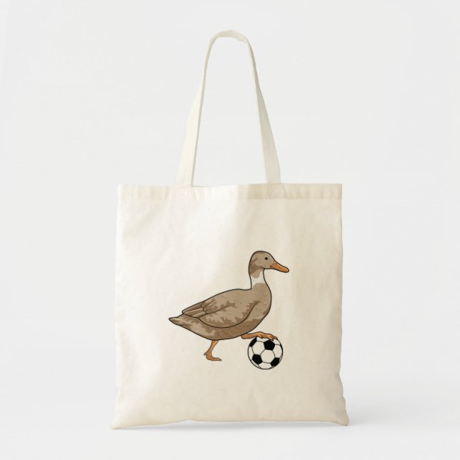 Bolsa Tote Jogador de futebol do Duck (Frente)