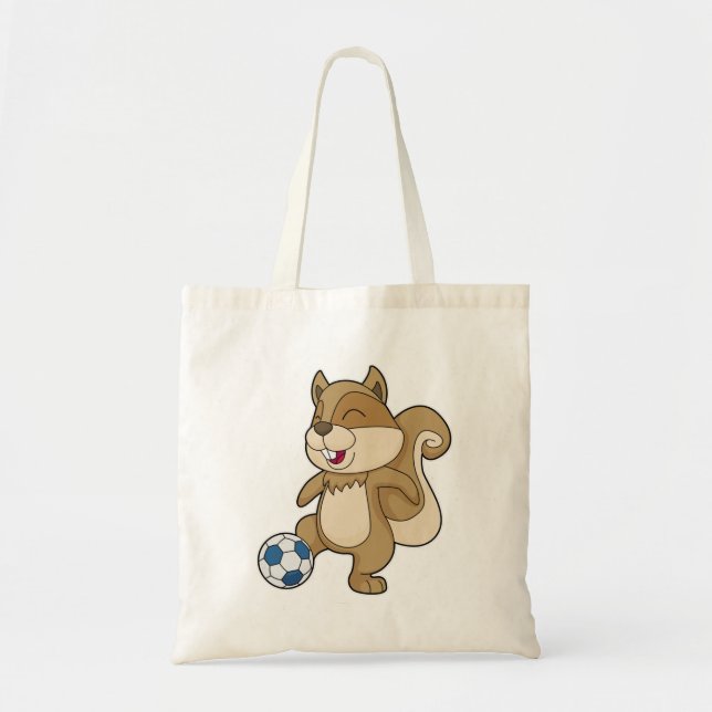 Bolsa Tote Jogador de futebol do Esquilo (Frente)
