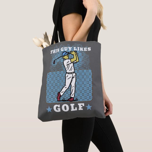 Bolsa Tote jogador de golfe (Close Up)