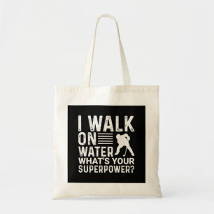 Bolsa Tote Jogador de Hóquei I Walk on Water