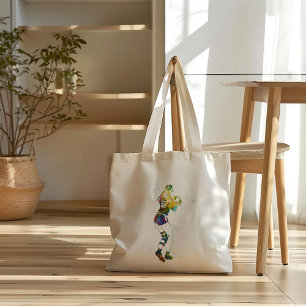 Bolsa Tote Jogadora de Futebol Americano Feminino de Bandeira