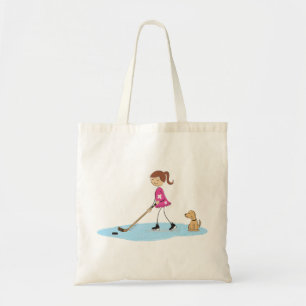 Bolsa Tote Jogadora de Hóquei de Garota de Cartografia com C