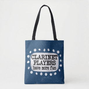 Bolsa Tote Jogadores Clarinet Se Divertem Mais Sino