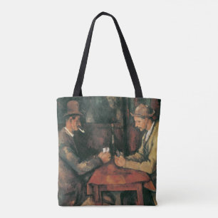 Bolsa Tote Jogadores de Cartas por Paul Cezanne, Arte Fino An