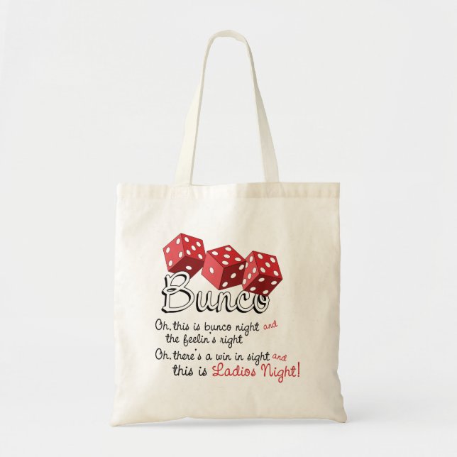 Bolsa Tote Jogo de Dice Bunco (Frente)