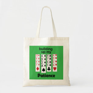Bolsa Tote Jogo de Paciência Aumentando Minha Paciência Jogad