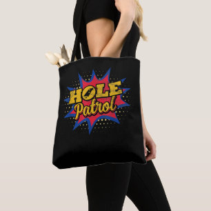 Bolsa Tote Jogo de Tosse do Saco do Retro da Patrulha do Bura