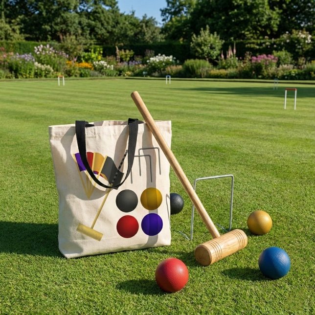 Bolsa Tote Jogo De Tote Croquet (Criador carregado)