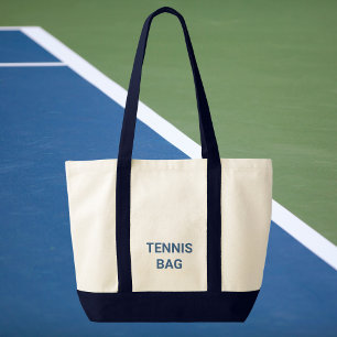 Bolsa Tote Jogo Set Correspondência Ténis Crista Azul