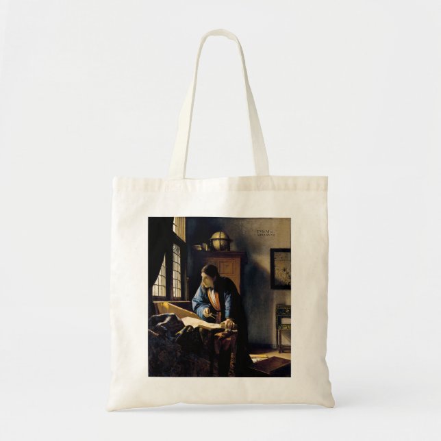 Bolsa Tote Johannes Vermeer - A Geógrafa (Frente)