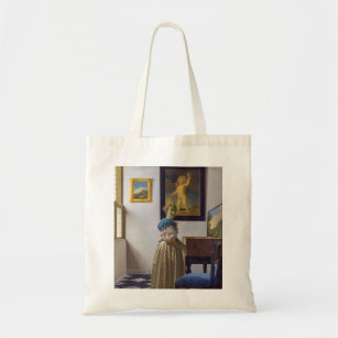 Bolsa Tote Johannes Vermeer - Dama de pé em uma Virgínia