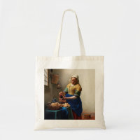 Johannes Vermeer. Milkmaid. Vintage belas artes
