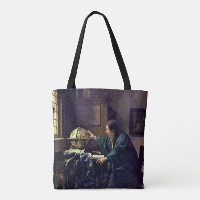 Bolsa Tote Johannes Vermeer - O Astronomer (Verso)