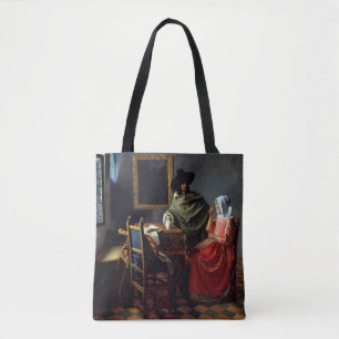 Bolsa Tote Johannes Vermeer - O Vidro do Vinho