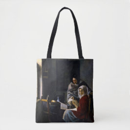 Bolsa Tote Johannes Vermeer - Rapariga Interrompida em Sua Mú