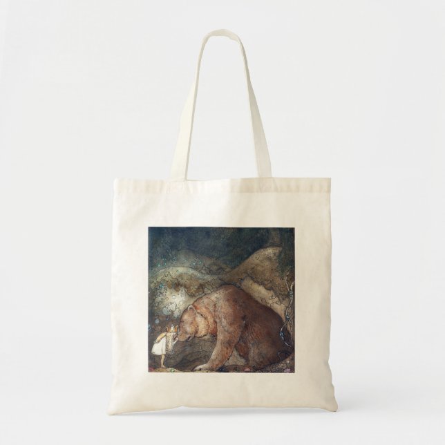 Bolsa Tote John Bauer Pobre Little Basse (Frente)