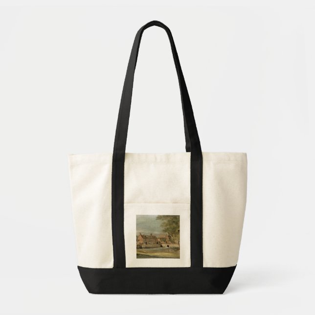 Bolsa Tote John Constable| Flatford Mill (óleo no painel) (Frente)