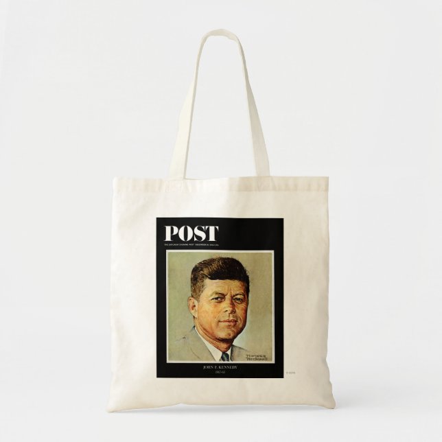 Bolsa Tote John F. Kennedy em MEMORIAM (Frente)