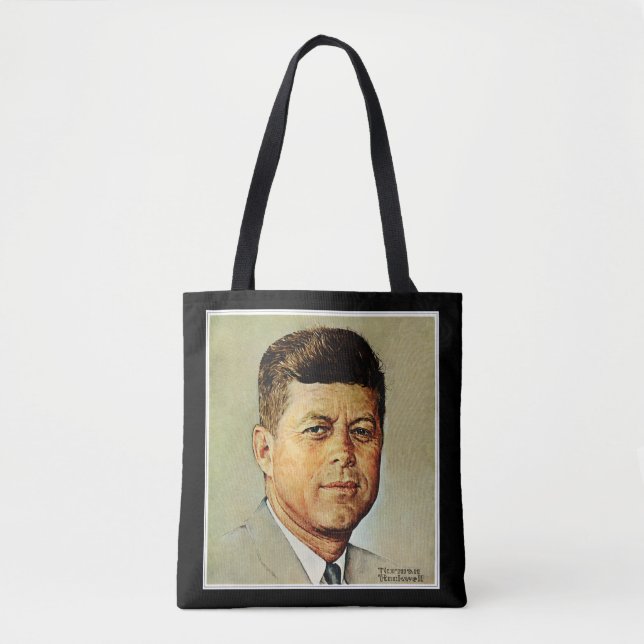 Bolsa Tote John F. Kennedy em MEMORIAM 2 (Frente)
