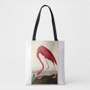 Bolsa Tote John James Audubon, American Flamingo,