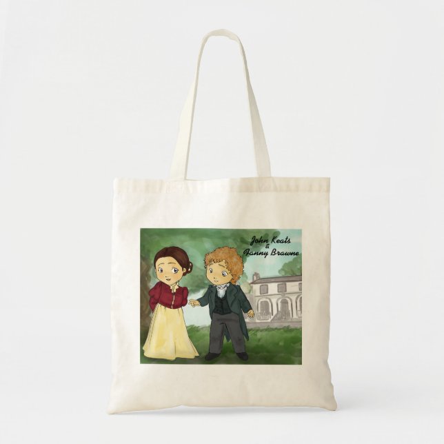 Bolsa Tote John Keats & Fanny Brawne (Frente)