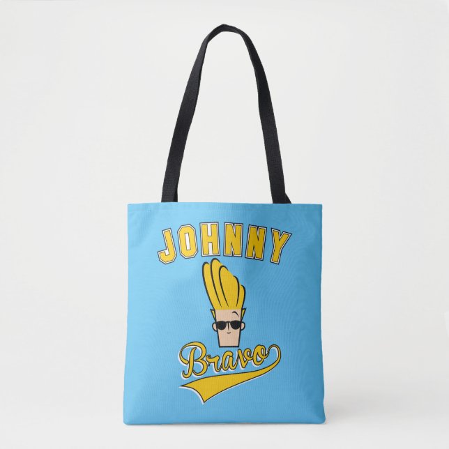 Bolsa Tote Johnny Bravo Collegiate Graphic (Frente)