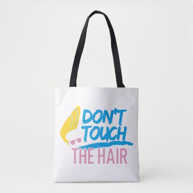 Bolsa Tote Johnny Bravo - Don't Touch The Hair Graphic (Frente)