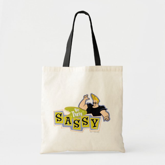 Bolsa Tote Johnny Bravo - Ei, Lá Sassy (Frente)