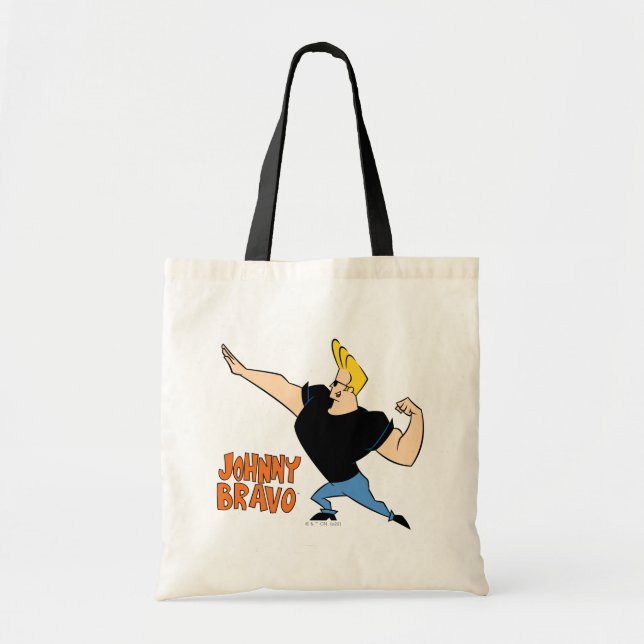 Bolsa Tote Johnny Bravo Flexing (Frente)