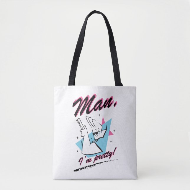 Bolsa Tote Johnny Bravo - Man I'm Pretty Retro Graphic (Frente)