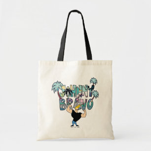 Bolsa Tote Johnny Bravo Palm Tree Name