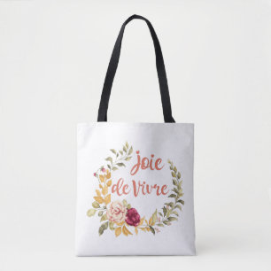Bolsa Tote Joie de Vivre French Say