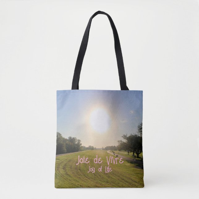 Bolsa Tote Joie de vivre, Joy of Life - Rosa (Frente)