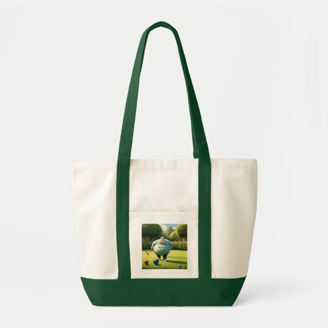 Bolsa Tote Jolly Lawn Bowler Man, (Frente)