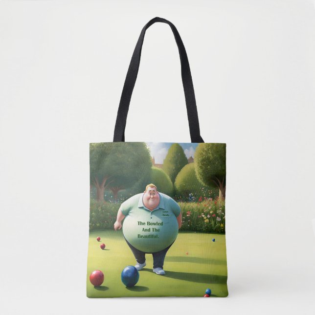 Bolsa Tote Jolly Lawn Bowler Man, (Frente)