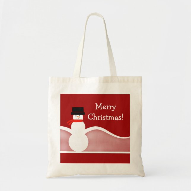Bolsa Tote Jolly Snowman Tote Bag (Frente)
