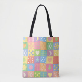 Bolsa Tote JollyKins Remendo Pastel